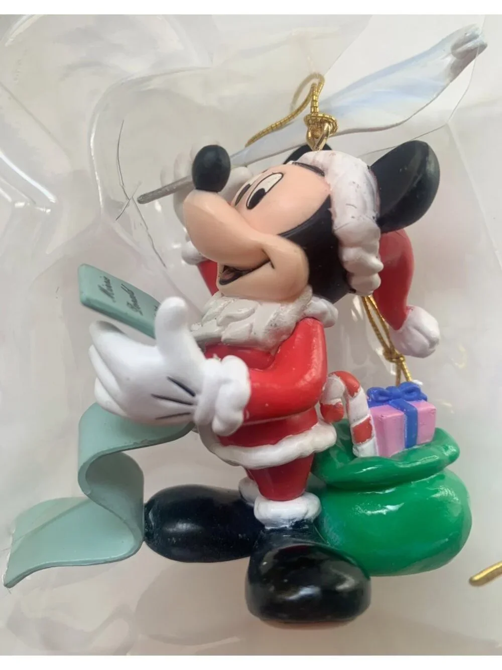 Disney Mickey Tree Rific Treasures Hanging Ornament  With Mini Ornament