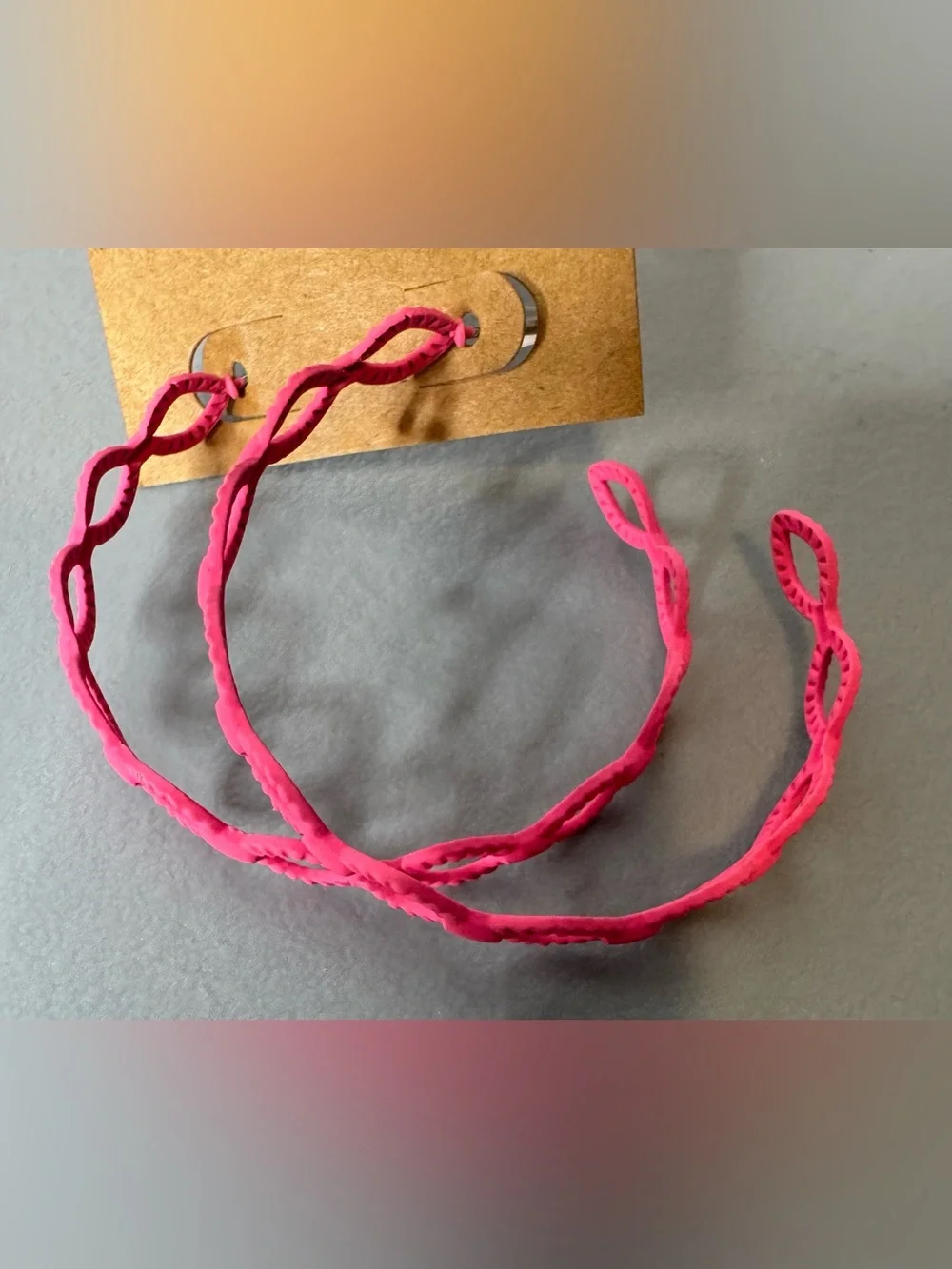 Pink Twisted Headband Set - Women's Accessories