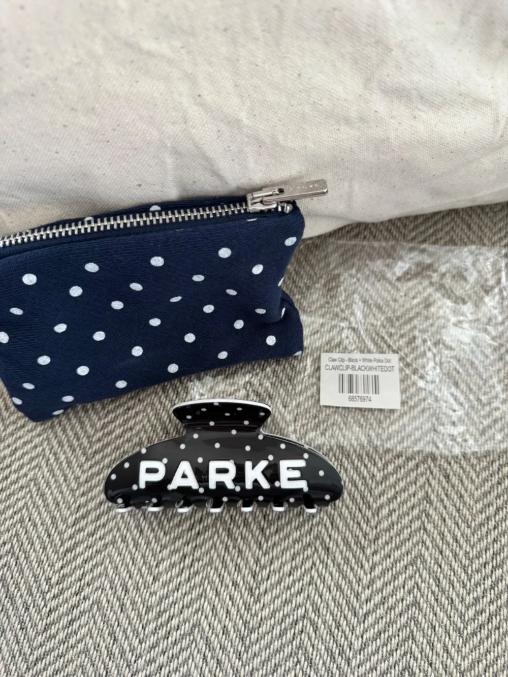 Parke denim dot
