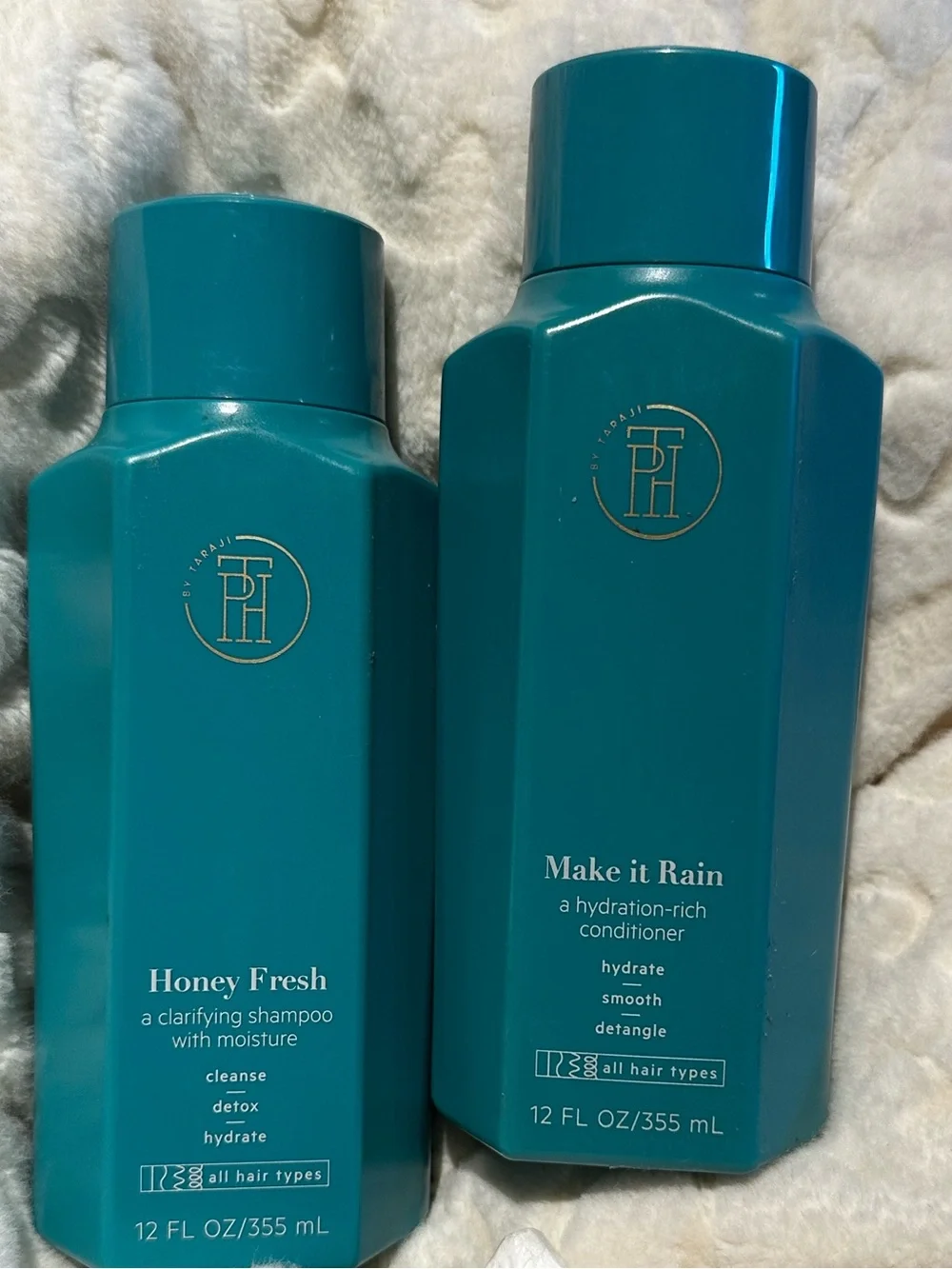 TPH By Taraji Honey Clarifying Shampoo & Deep Conditioner 12 oz each NEW! $26
