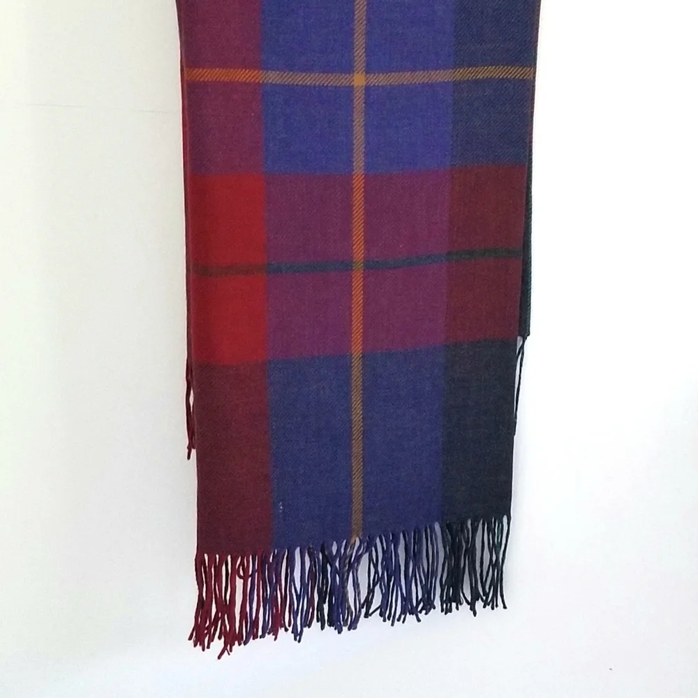 Jones New York scarf wool plaid