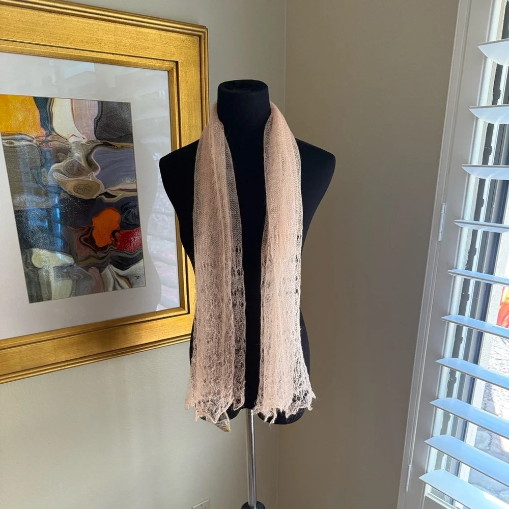 Vintage B Altman Mohair Scarf Made in England