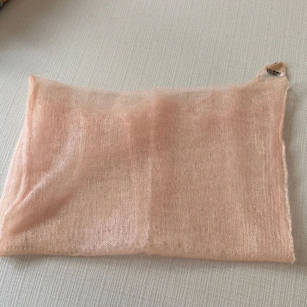 Vintage B Altman Mohair Scarf Made in England