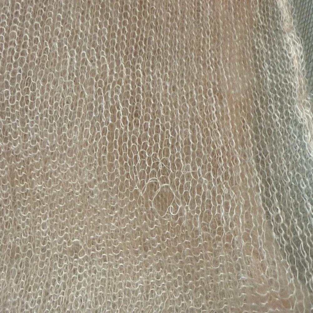 Vintage B Altman Mohair Scarf Made in England