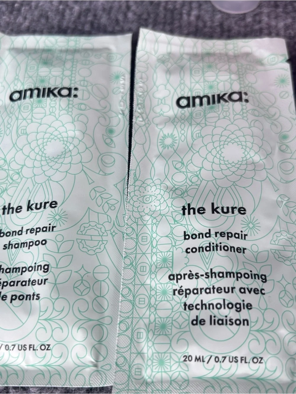 AMIKA Haircare Travel Bundle ~ Shampoo, Conditioner, Nourishing & Shine Masks