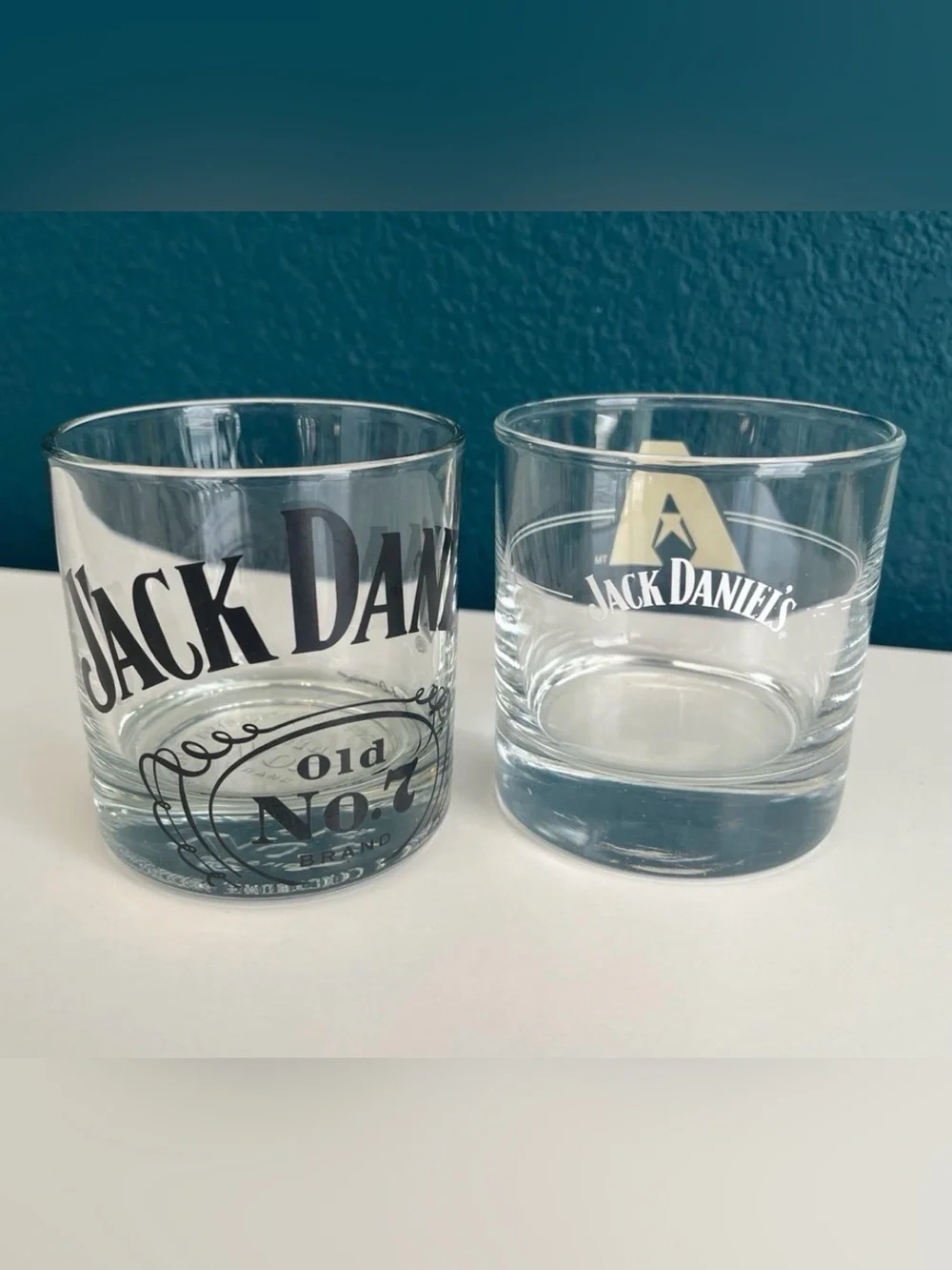 Jack Daniels Whiskey Arizona Diamondbacks MLB Glasses Cups