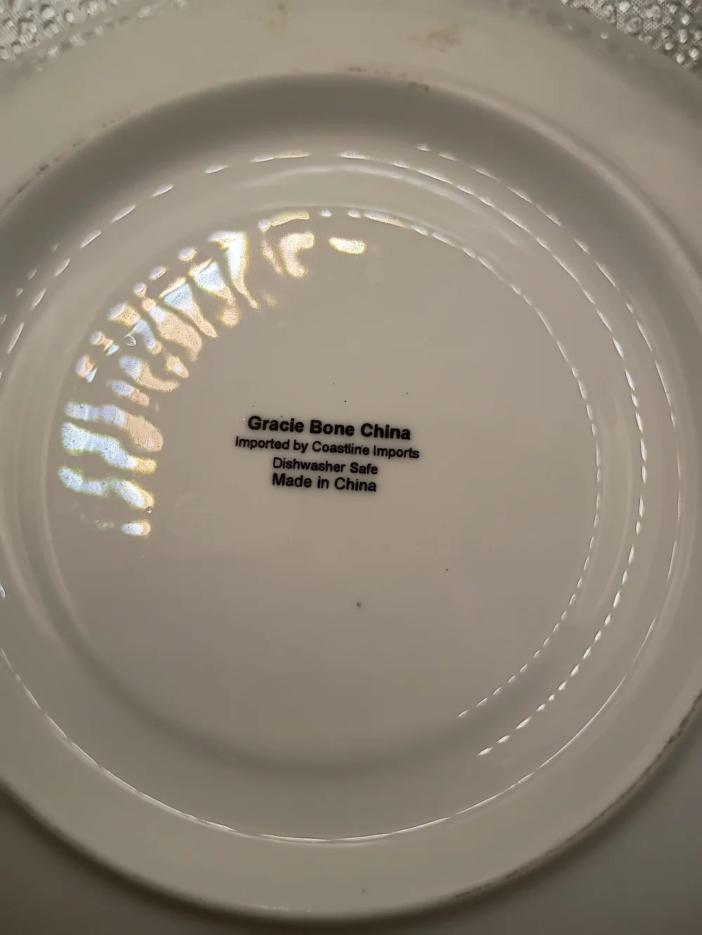 Gracie Bone China Teacup And Saicer