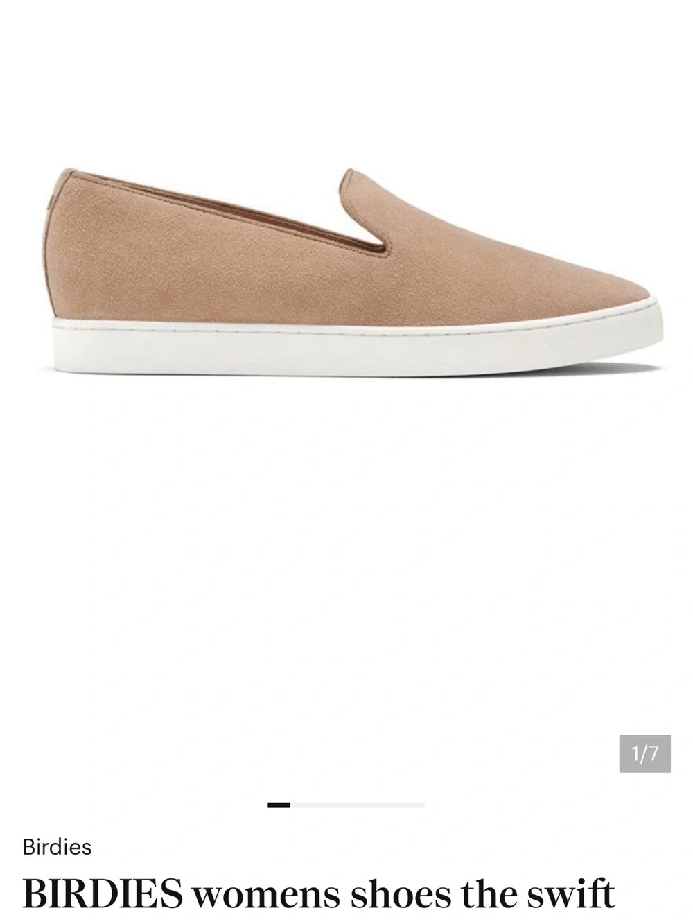 Birdies The Swift slip on sneaker