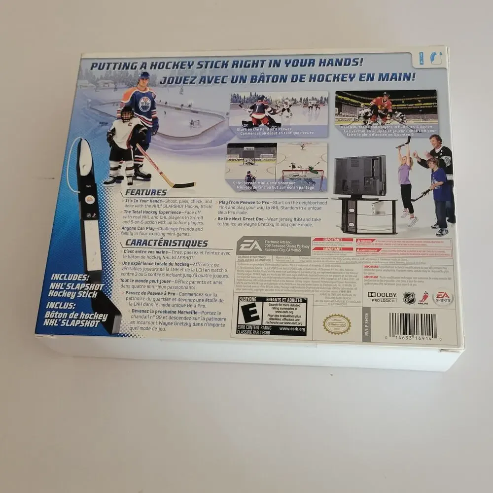 Nintendo nhl slapshot