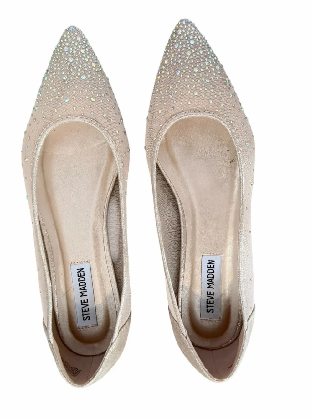 Steve Madden Veloche Beaded Flats Size 8