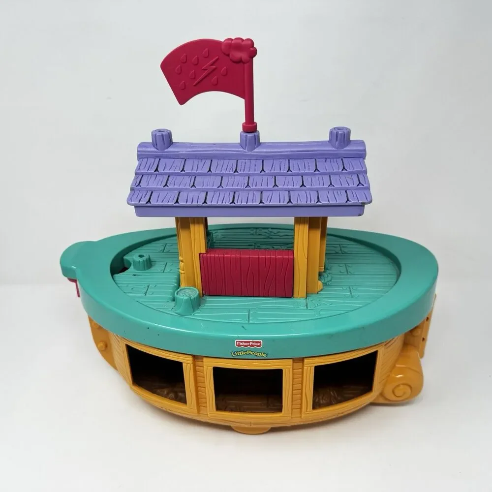 Fisher-Price Little People Noah’s Ark Playset 2002 Animals Figures COMPLETE