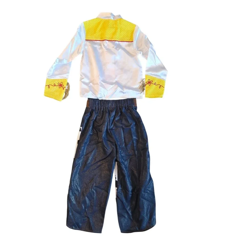 Disney white metallic denim