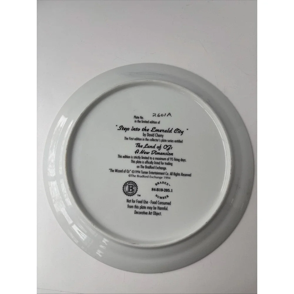 The Land of Oz: A New Dimension Collectors Plate 