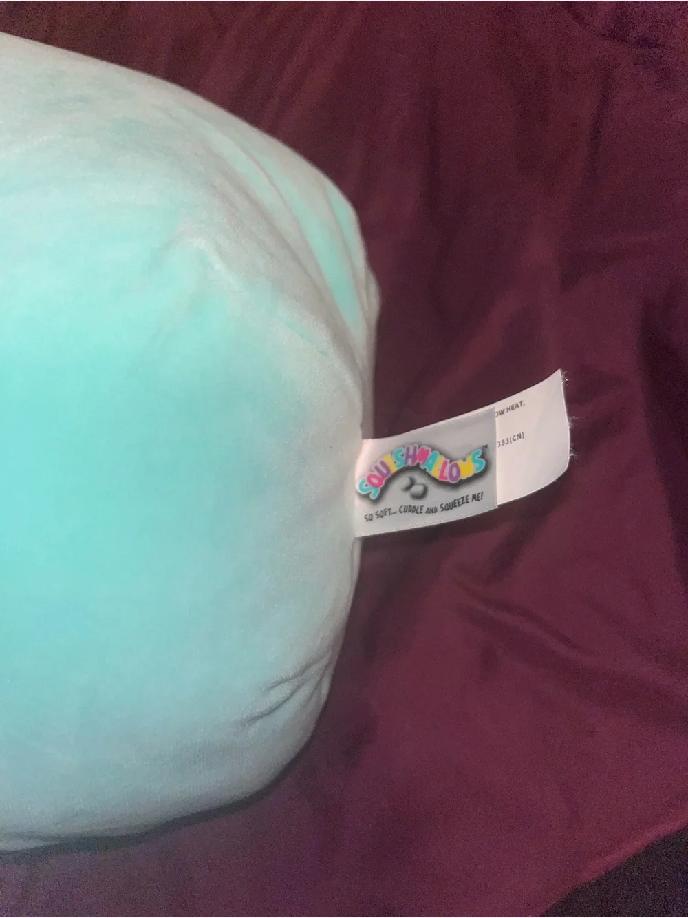 Squishmallows round bird