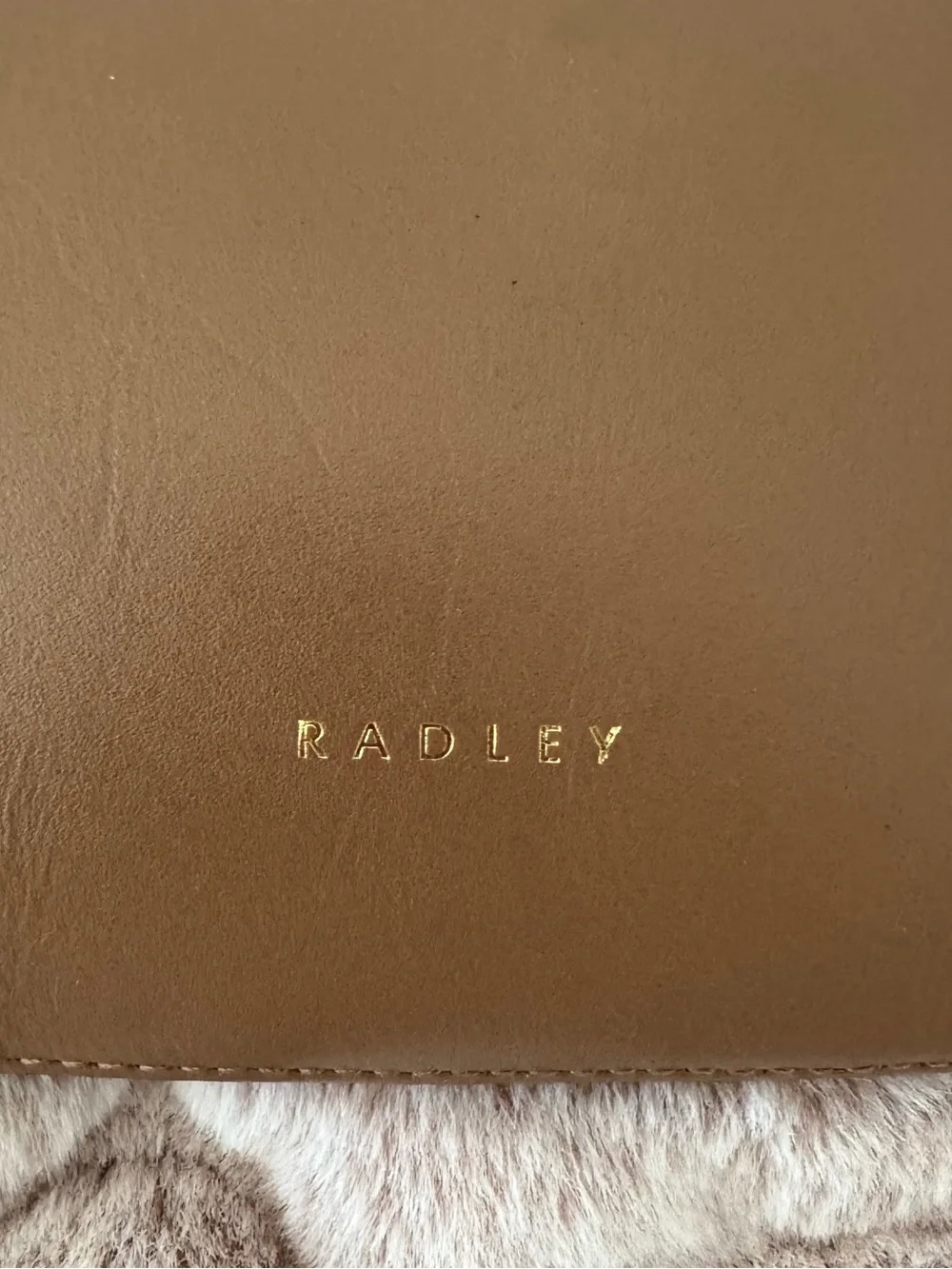 RADLEY LONDON Pockets Icon Zip Leather Crossbody Bag with Gold Hardware
