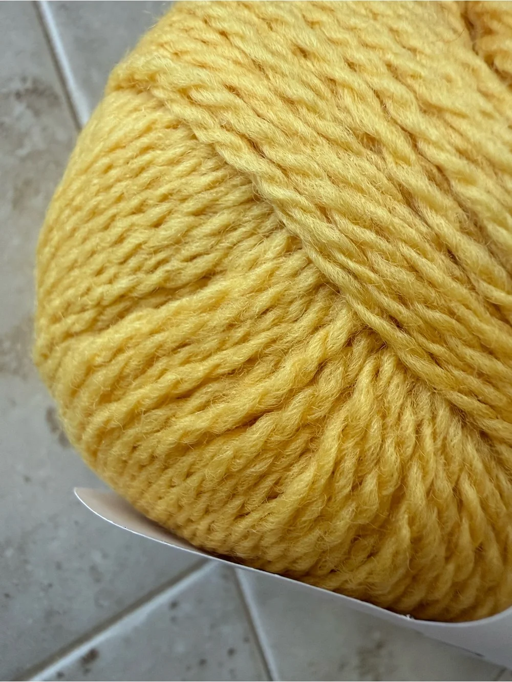Knit Picks Palette Fingering Weight Yarn - Yellow - Semolina - 2 Balls