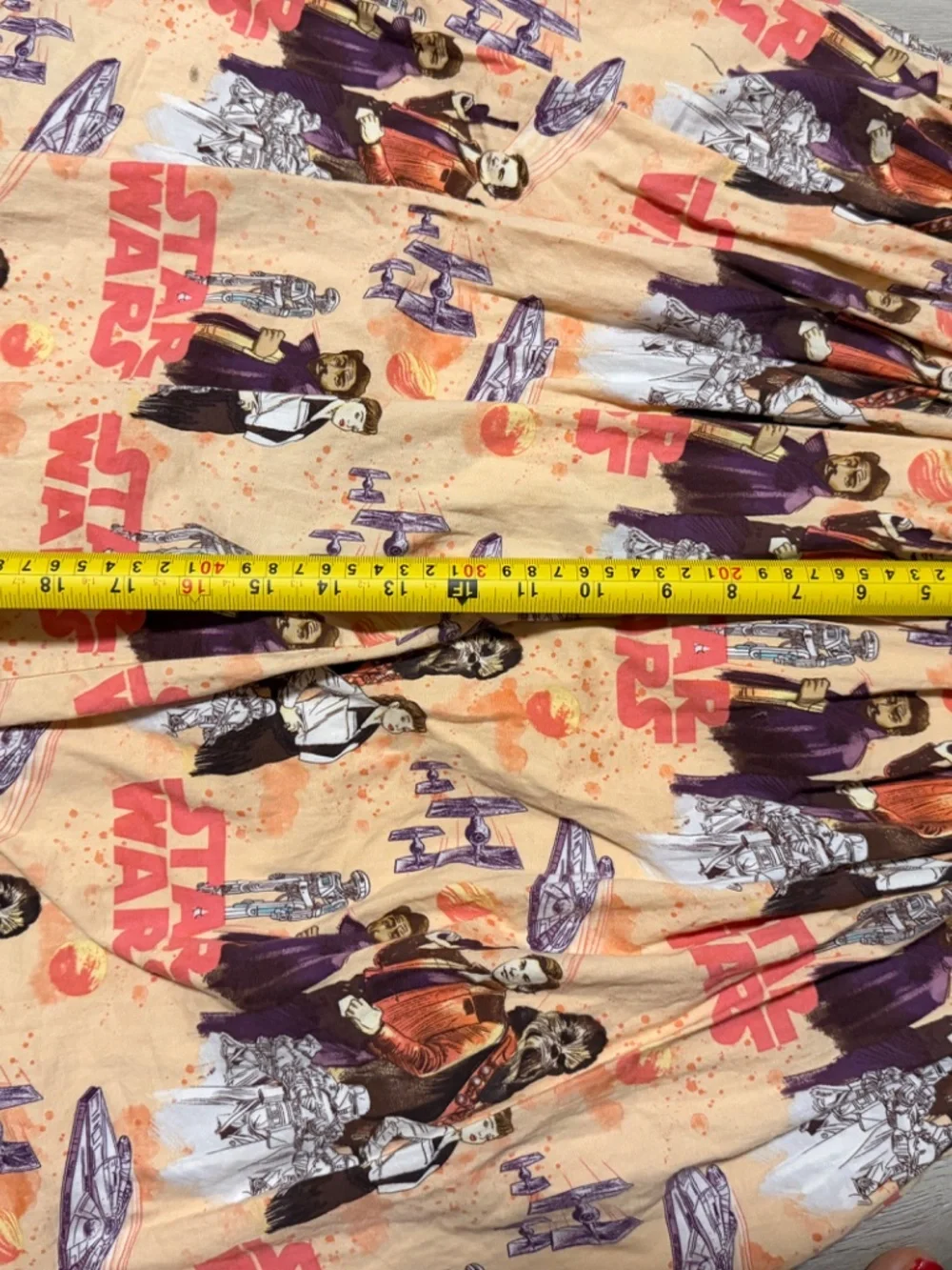 Star Wars Her Universe XS Character Print Cotton Full Midi Disney Skirt