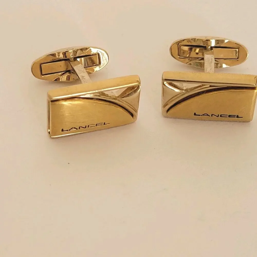 Lancel cufflinks lot