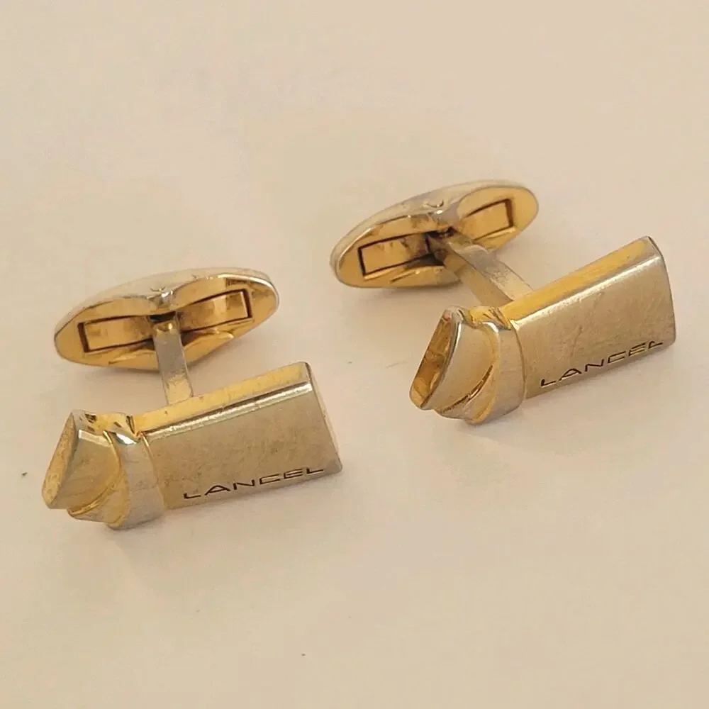 Lancel cufflinks lot