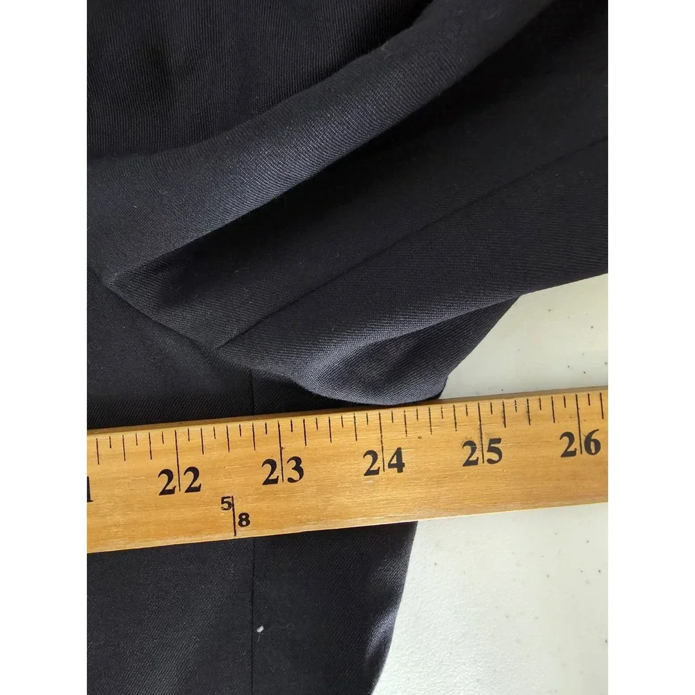 Vtg Hart Schaffner Marx Sports Coat Mens 46R Blue Blazer Jacket 2 Metal‎ Buttons