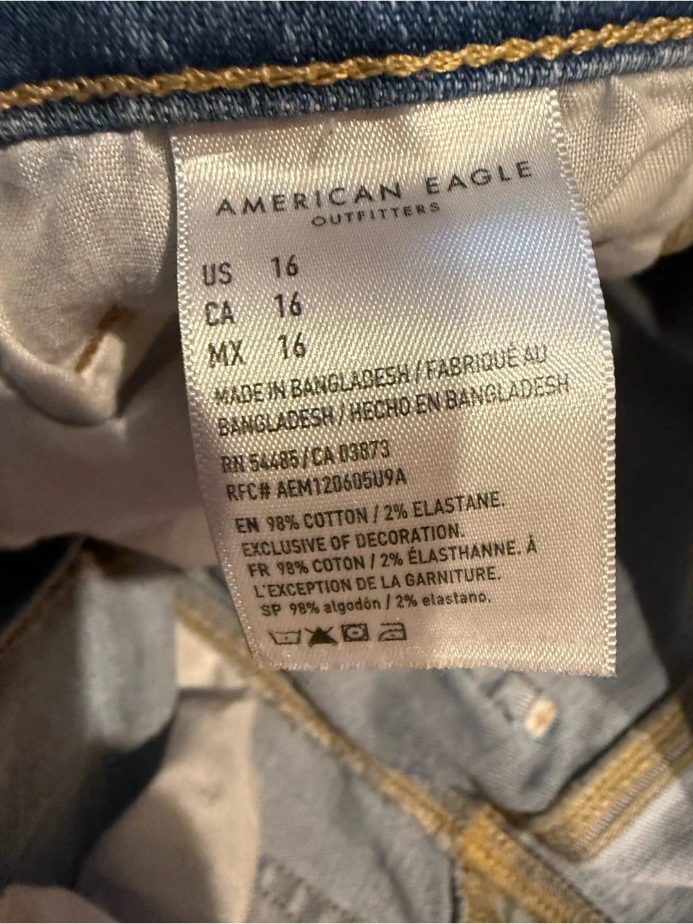American Eagle Outfitters Stretch Hi-Rise Shortie Distressed Denim Cutoff Shorts