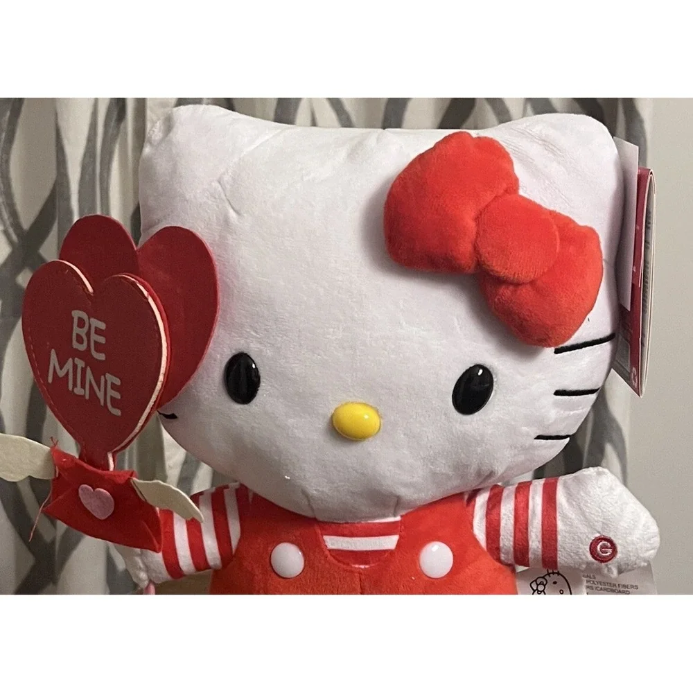 Hello‎ Kitty Valentine Plush Heart Wings Red Outfit Be Mine