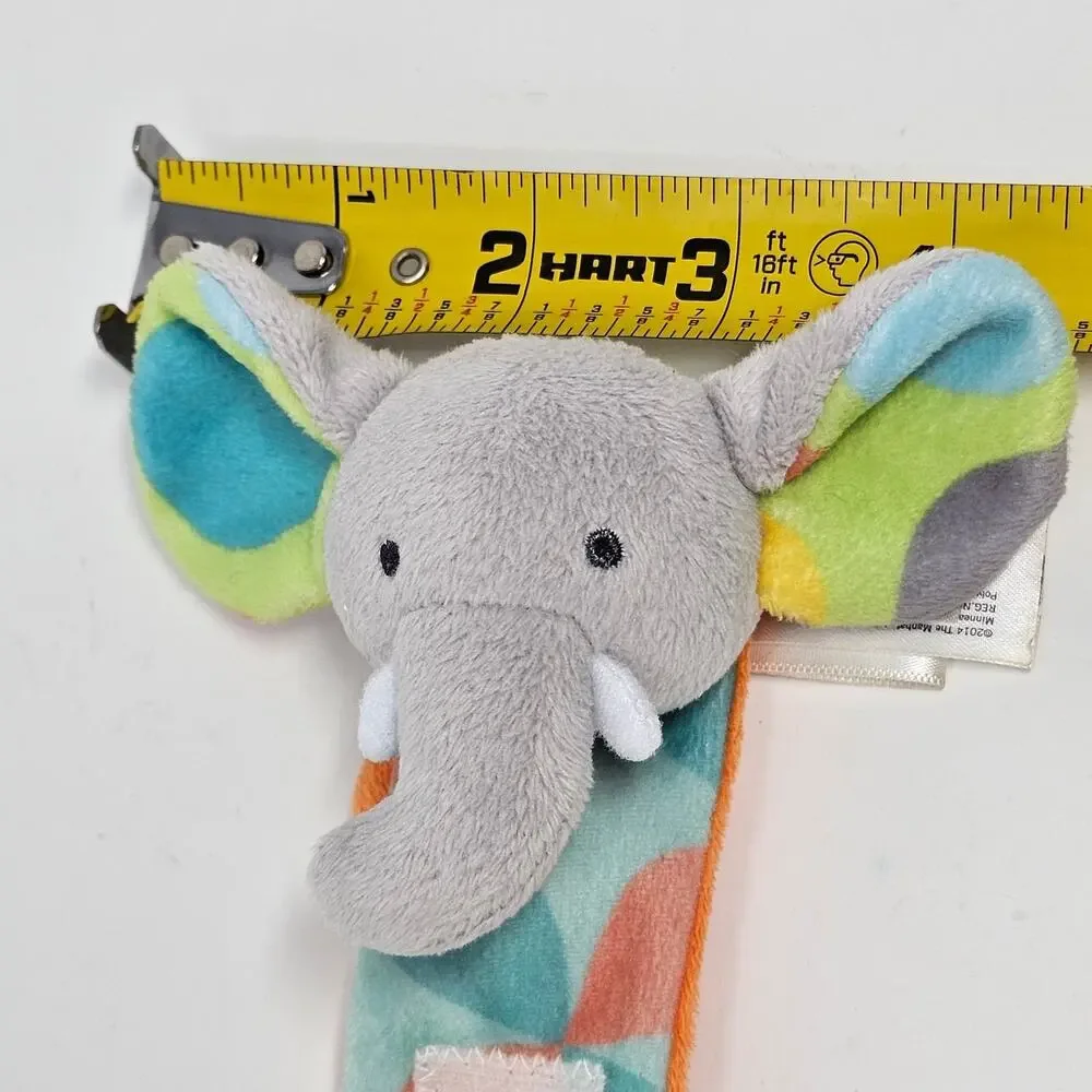 Baby Toy Bundle Gund Elephant Twirly Curly Plush Manhattan Infant Wrist Rattle