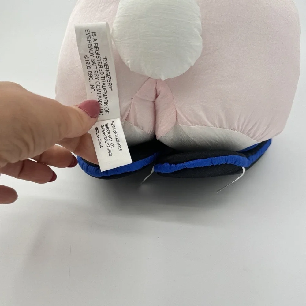1993 Energizer Bunny Plush 18 Inch Pink Drum Mascot‎ Advertising Toy VTG