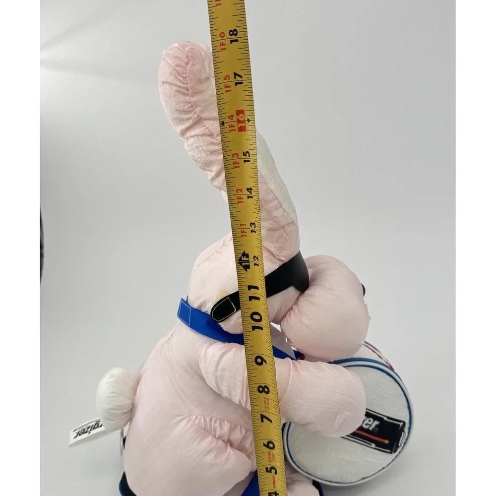 1993 Energizer Bunny Plush 18 Inch Pink Drum Mascot‎ Advertising Toy VTG