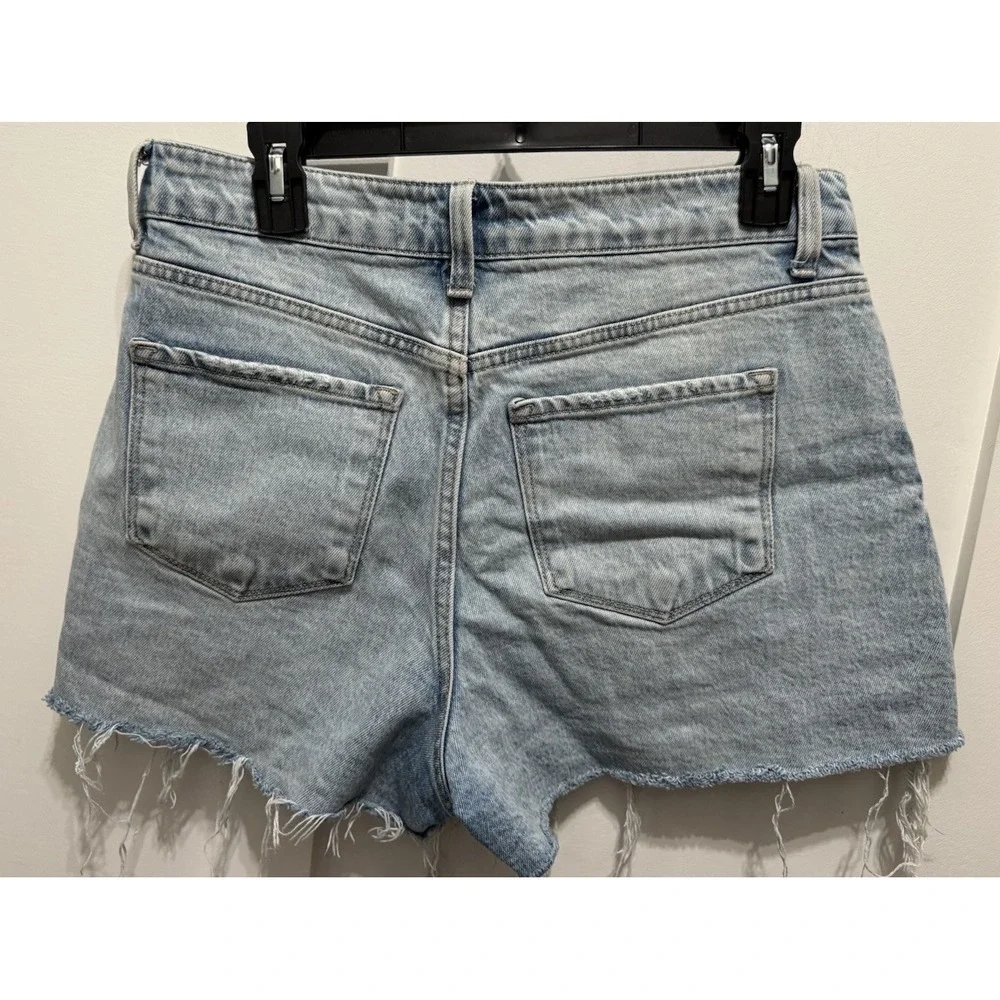 Flying Monkey Shorts size 28 Light Blue Denim‎ Jean High Rise Summer Boho Size 6