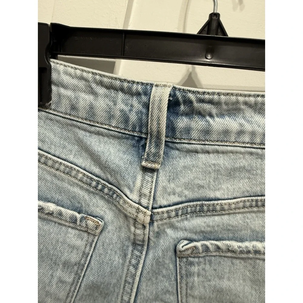 Flying Monkey Shorts size 28 Light Blue Denim‎ Jean High Rise Summer Boho Size 6