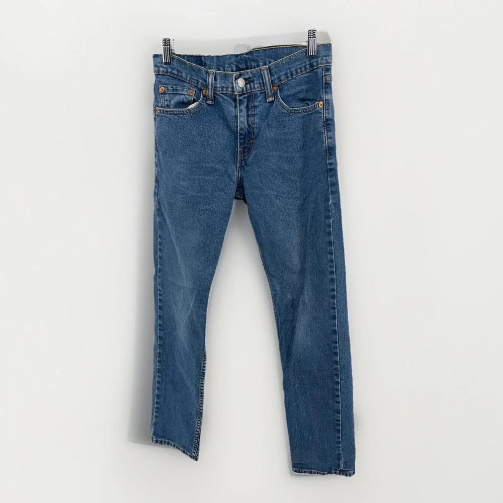 Levi's 511 Jeans Men's 30x30 Blue Slim Fit Denim‎ Pants Red Tab