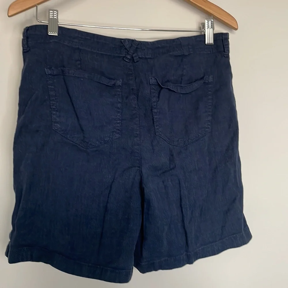 NYDJ Dark Wash Chambray Shorts Sz 6 EUC