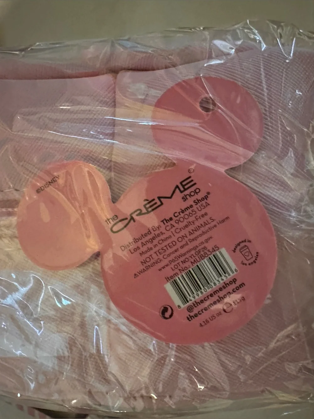 Disney x The Crème Shop Pink Mickey Cosmetic Pouch