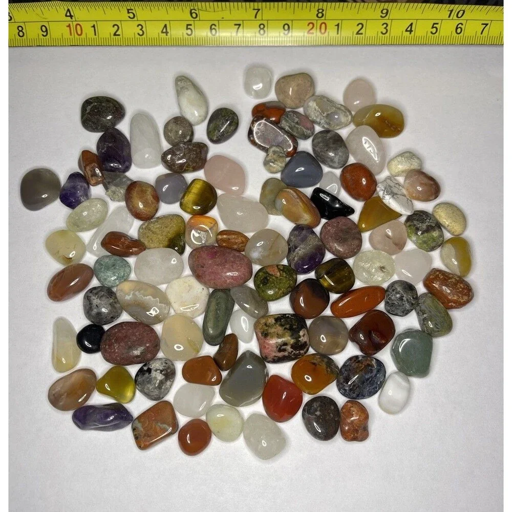 9.5 oz Small Polished Stones Crystals For Reiki Healing