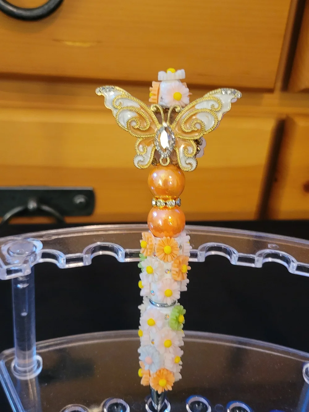 Handmade bright orange
