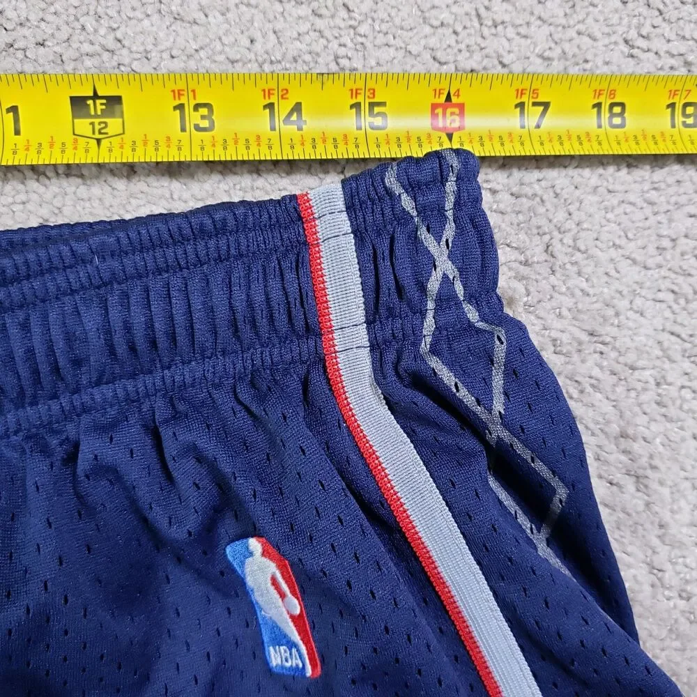 Vintage 2000s Nike NEW JERSEY NETS Mens NBA Authentic Team SHORTS XXL‎