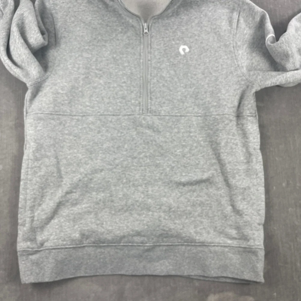 Nike Mens Large Gray Quarter Zip‎ Pullover Global Advanced Services Sweatshirt