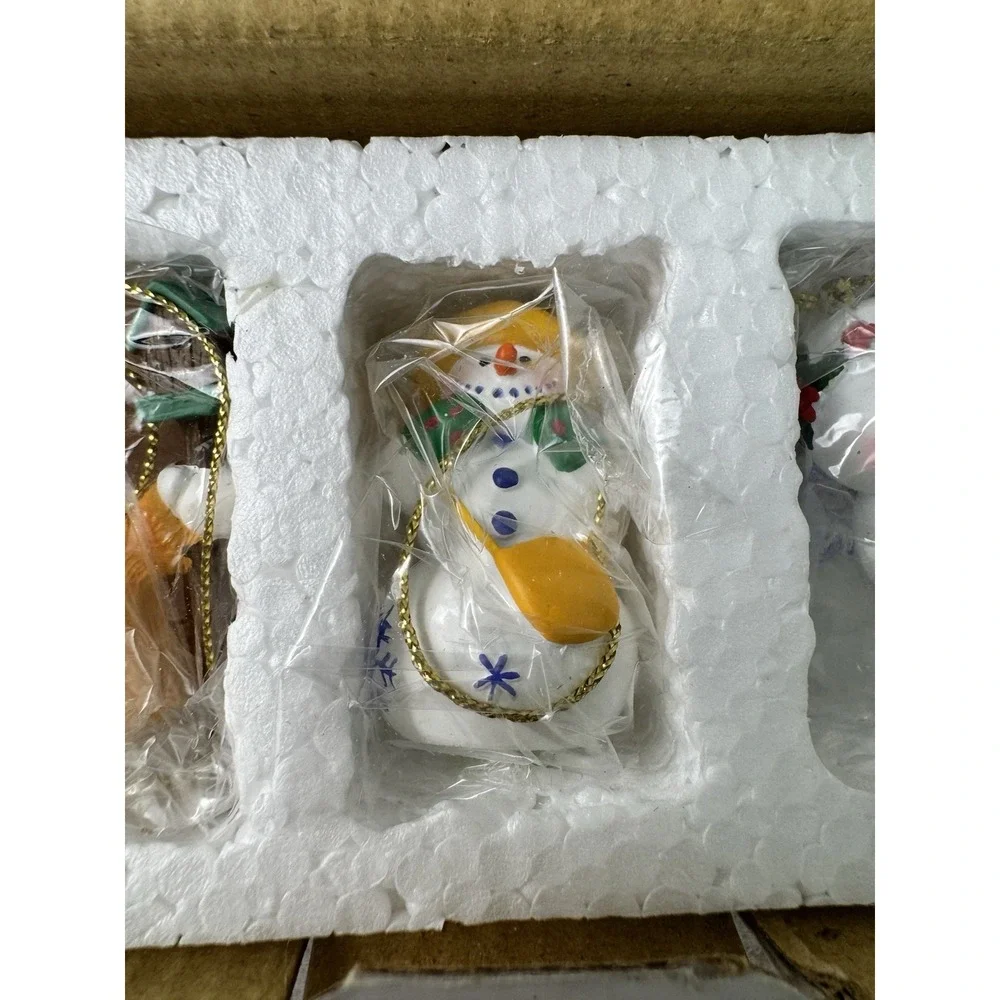 Snowman Gathering delight whimsical