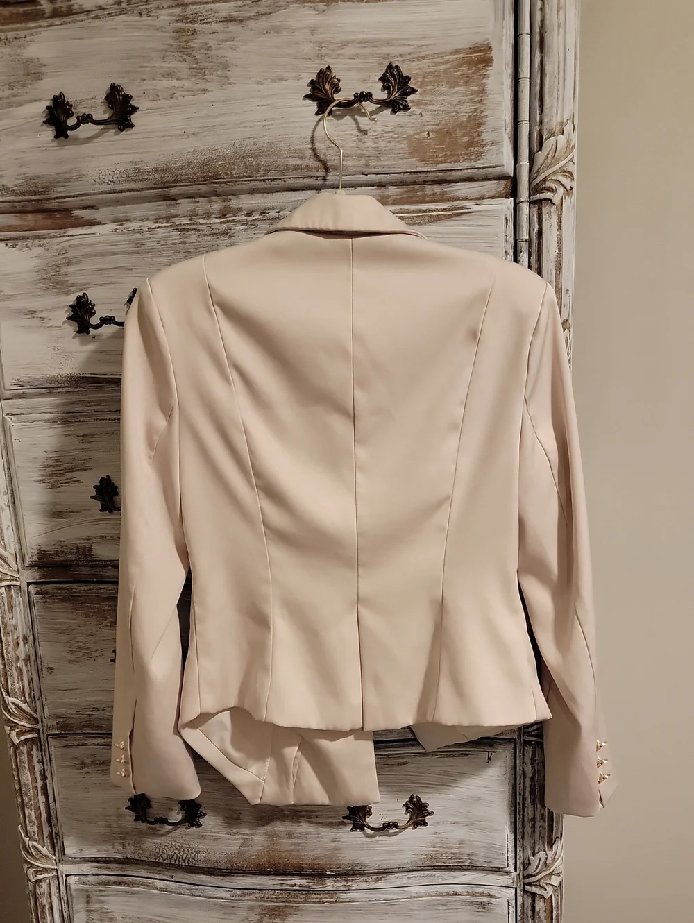 Women’s Cream Tailored Blazer Jacket