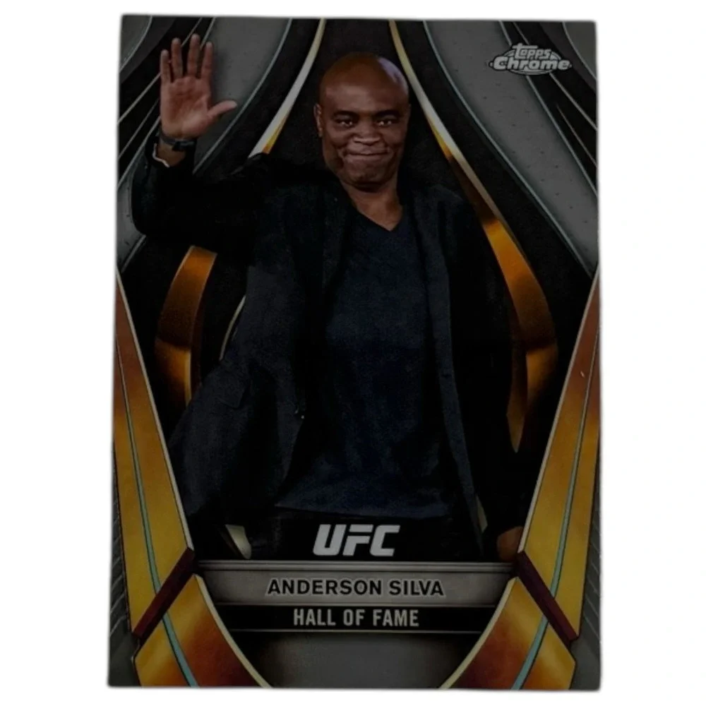 2024 Topps Chrome UFC #EMB-8 Anderson Silva Hall of‎ Fame