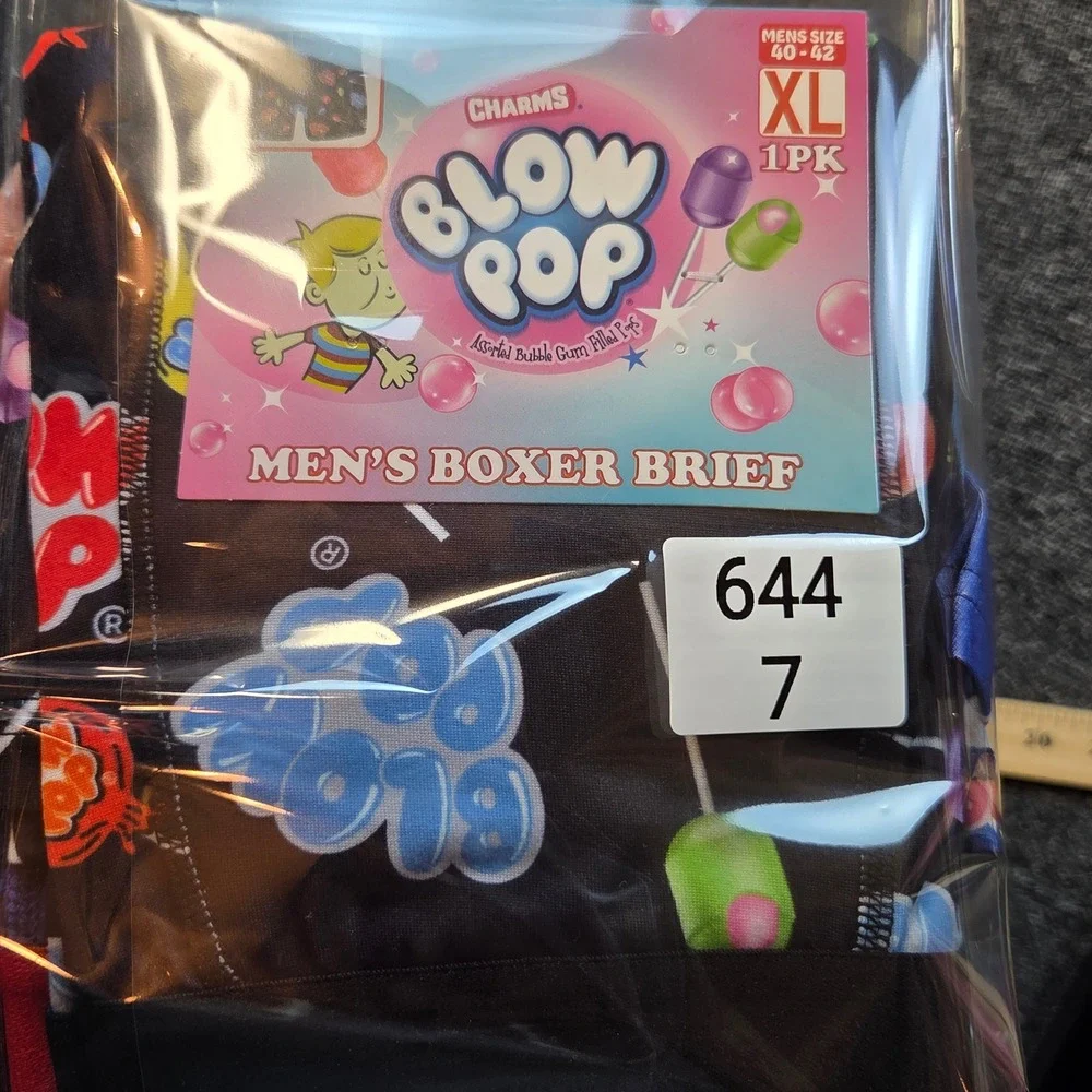 Dubble Bubble Blow Pop Boxer Briefs Mens XL 2 Pack Candy‎ Novelty Retro Lounge