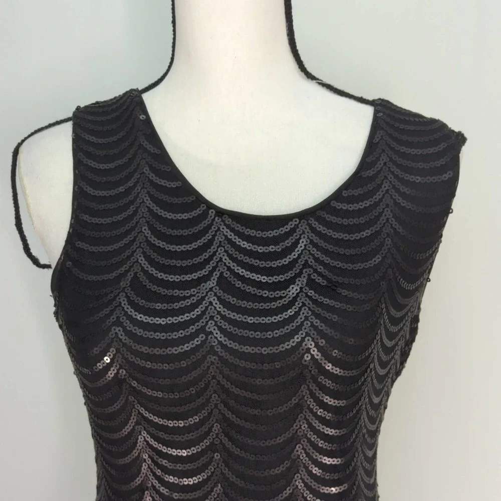 Esley black sequins