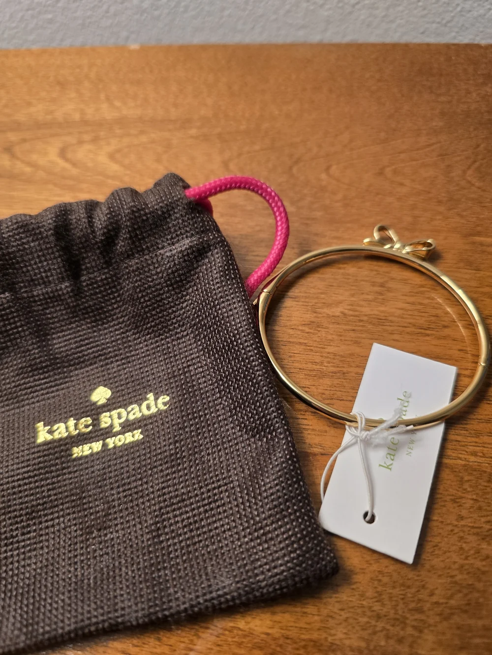 Kate Spade Gold Bow Bangle Bracelet