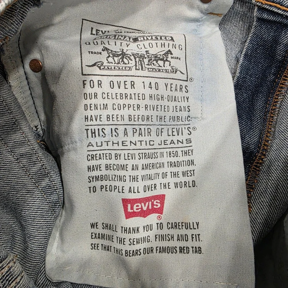 Vintage Levis 550 Jeans Womens 9 (28x30) Made in USA Relaxed Fit Tapered Leg EUC