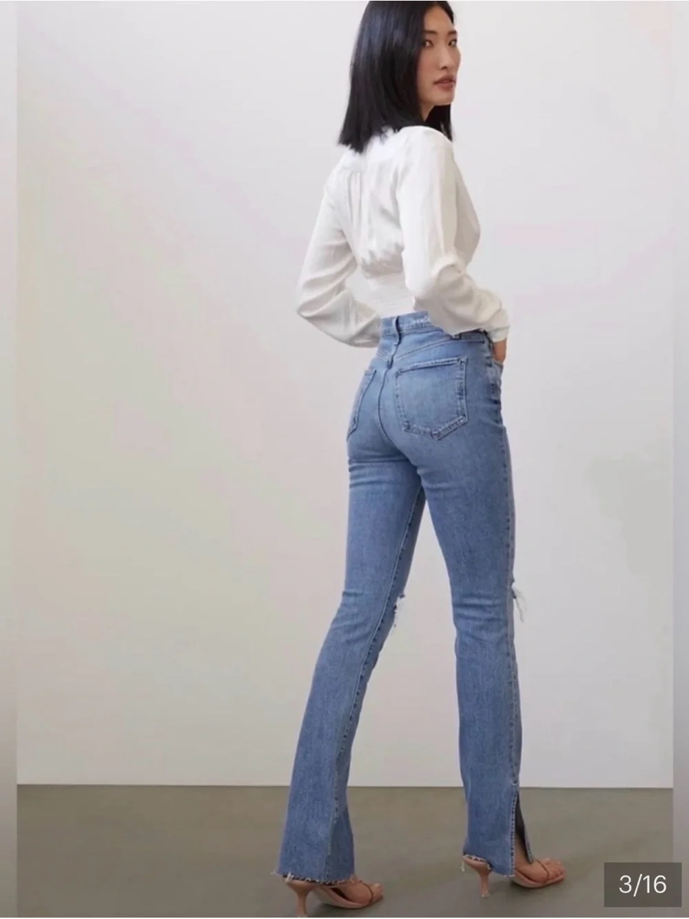 Favorite Daughter Valentina Tower Laurel Canyon 29 split hem tall