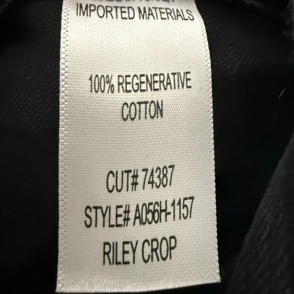 Agolde Riley Crop button down jeans