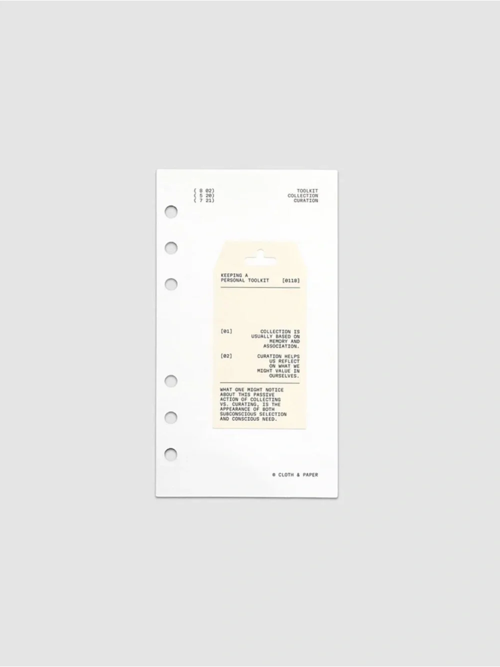 Cloth & Paper cloth paper