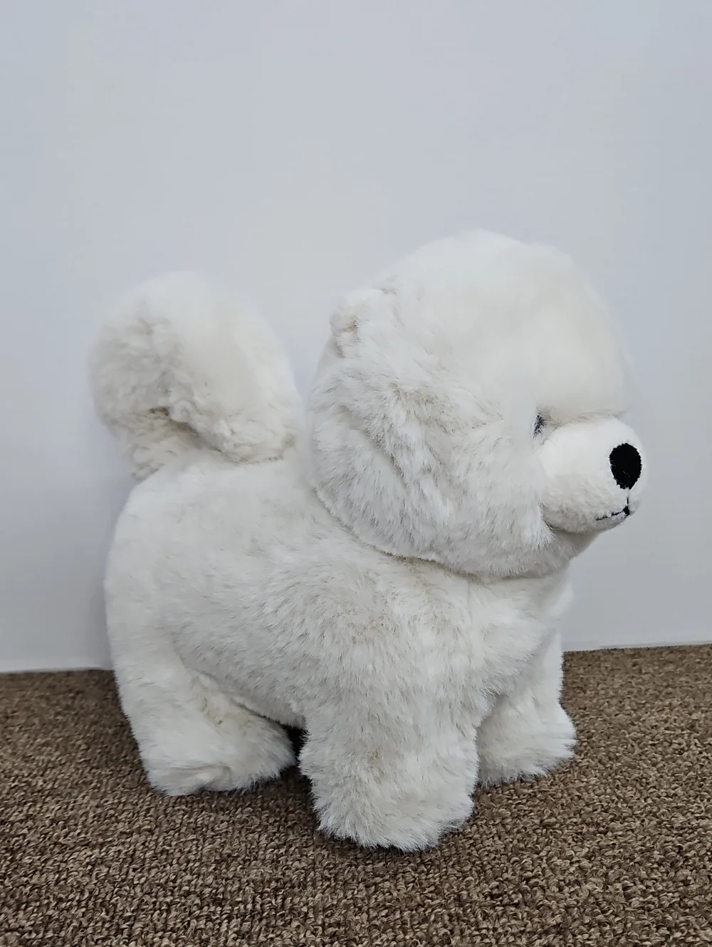 Jellycat Retired Daphne White Fluffy Pomeranian Puppy Rare 9
