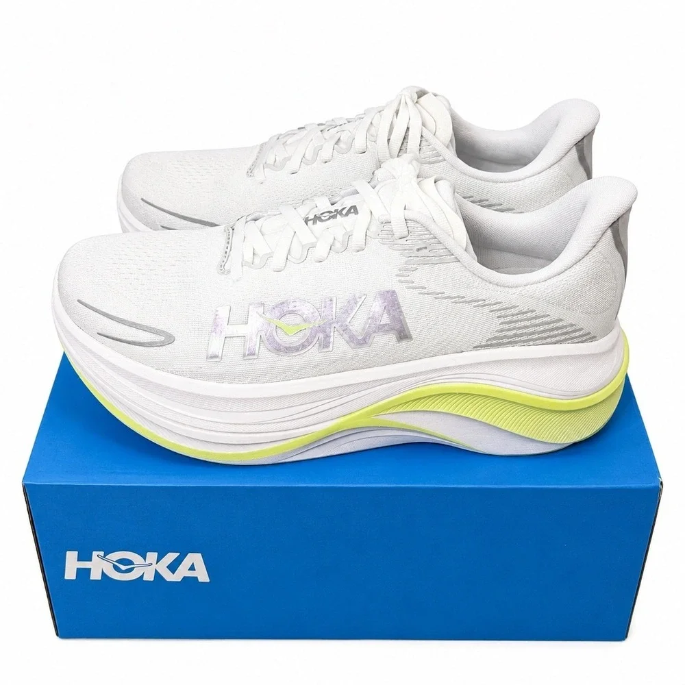 HOKA Skyward X 2 White WTNN 1171926 Women's Size 5 Carbon Plate Running Shoes